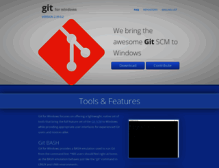 git-for-windows.github.io screenshot