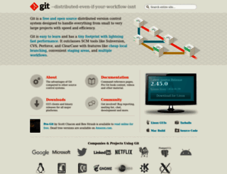 git-scm.com screenshot