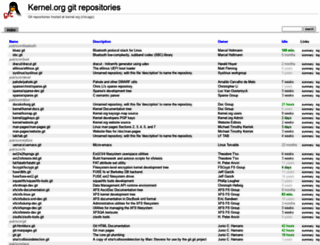 git.kernel.org screenshot