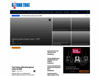 gitaarzone.nl screenshot