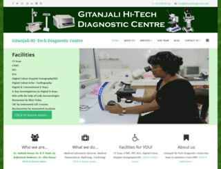 gitanjalidiagnostic.com screenshot