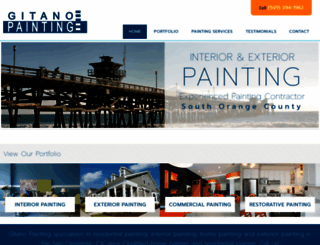 gitanopainting.com screenshot