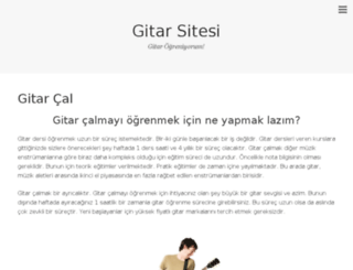 gitarnasilcalinir.com screenshot