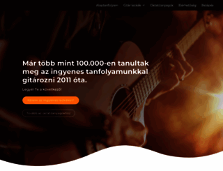 gitaroktatas.com screenshot
