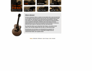 gitarre-stimmen.de screenshot