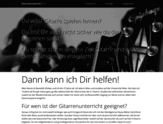 gitarrenunterricht-wien.com screenshot