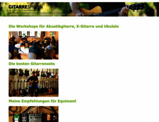 gitarrespielen.net screenshot