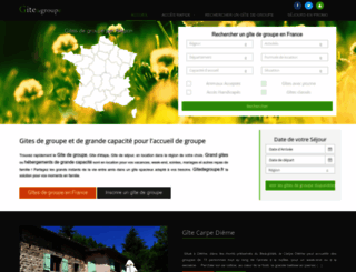 gitedegroupe.fr screenshot