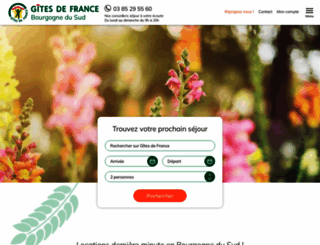 gites-de-france-bourgogne.com screenshot