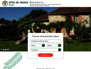 gites-de-france-doubs.fr screenshot