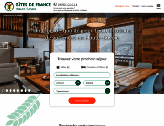 gites-de-france-haute-savoie.com screenshot