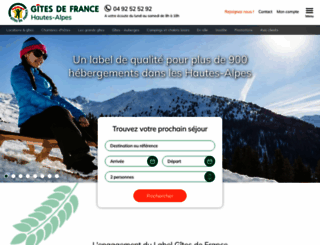 gites-de-france-hautes-alpes.com screenshot