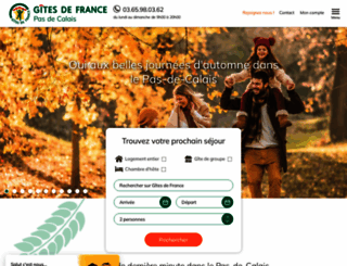 gites-de-france-pas-de-calais.fr screenshot
