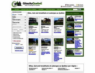gitesauquebec.com screenshot