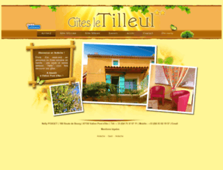 gitesletilleul.com screenshot