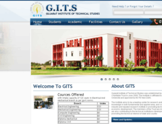 gits-gujarat.ac.in screenshot