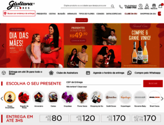 giulianaflores.com.br screenshot