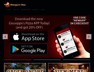 giuseppespizza.com.au screenshot