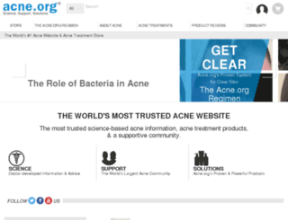 giveaway.acne.org screenshot