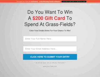 giveaway.grass-fields.com screenshot