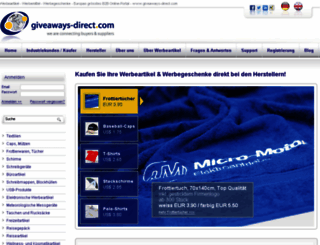 giveaways-direct.com screenshot
