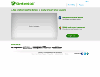 givebackmail.com screenshot