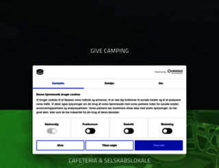 givecamping.dk screenshot