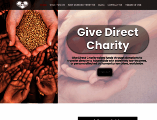 givedirectcharity.org screenshot