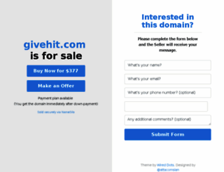 givehit.com screenshot