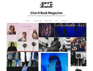 giveitbackmagazine.com screenshot