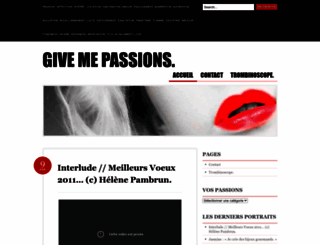 givemepassions.wordpress.com screenshot