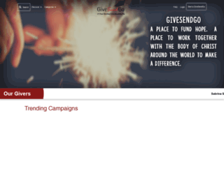 givesendgo.com screenshot