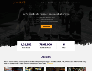 givesure.eatsure.com screenshot