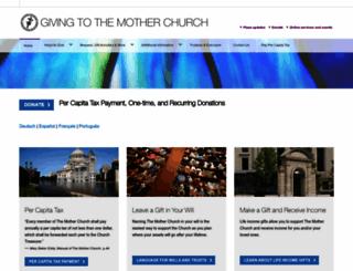giving.christianscience.com screenshot