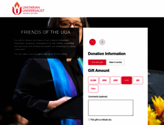 giving.uua.org screenshot