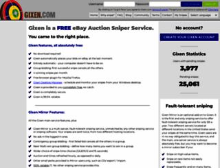 gixen.com screenshot