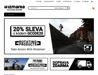 gizmania.cz screenshot
