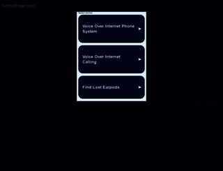 gizmofinder.com screenshot