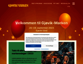gjovikmarken.no screenshot
