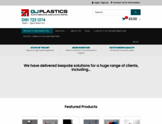gjplastics.co.uk screenshot