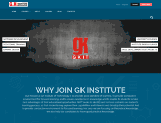 gkinstitute.org screenshot