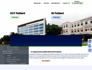gknmhospital.org screenshot