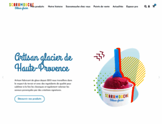 glaces-scaramouche.com screenshot