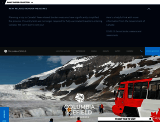 glacier-adventure.com screenshot