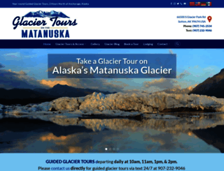 glacier-tours.com screenshot