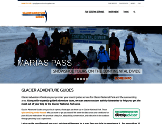 glacieradventureguides.com screenshot