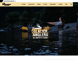 glacieranglers.net screenshot