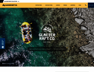 glacierraftco.com screenshot