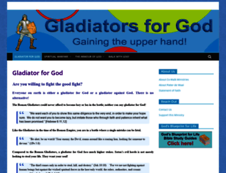 gladiatorsforgod.com screenshot
