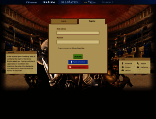 gladiatus.com.ve screenshot